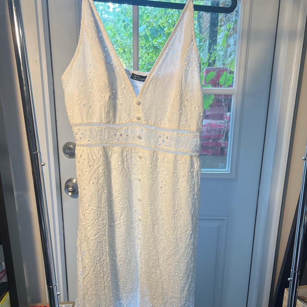 Eyelet dress